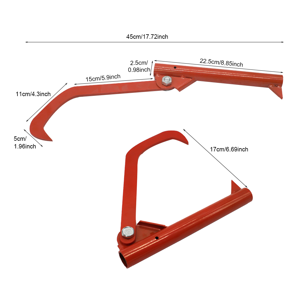 Garden Transport Heavy Duty Lifter Patio Cant Hook Backyard Durable Steel Home Log Peavy Roller Tool Practical Rustproof