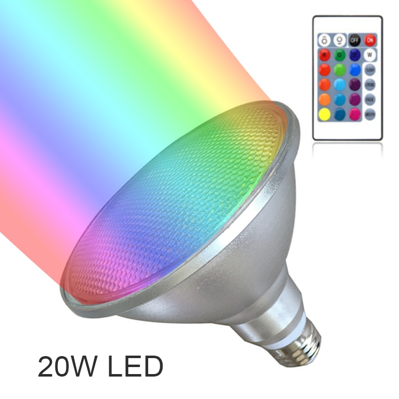 20W PAR38 LED Spot Licht AC85-265V Waterdichte IP65 Lamp lamp Binnenverlichting Dimbare Kleur Spotlight 50-60hz