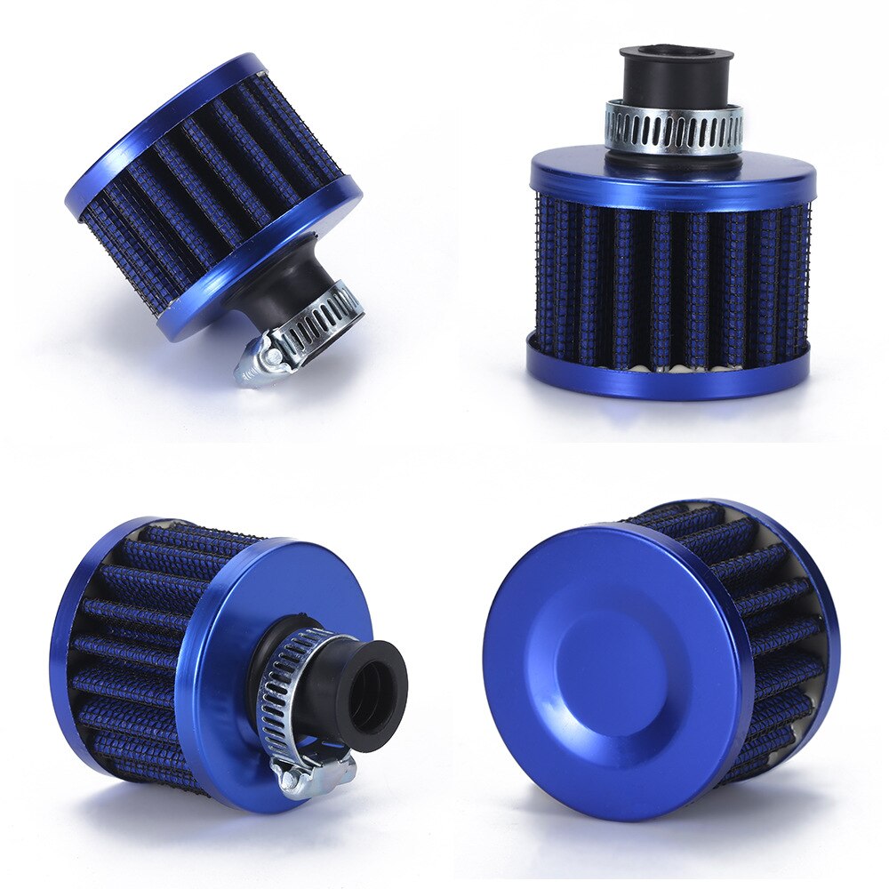Universal 12mm Car Air Filter Turbo Vent Crankcase Breather High Flow Cone Cold Air Intake Filter
