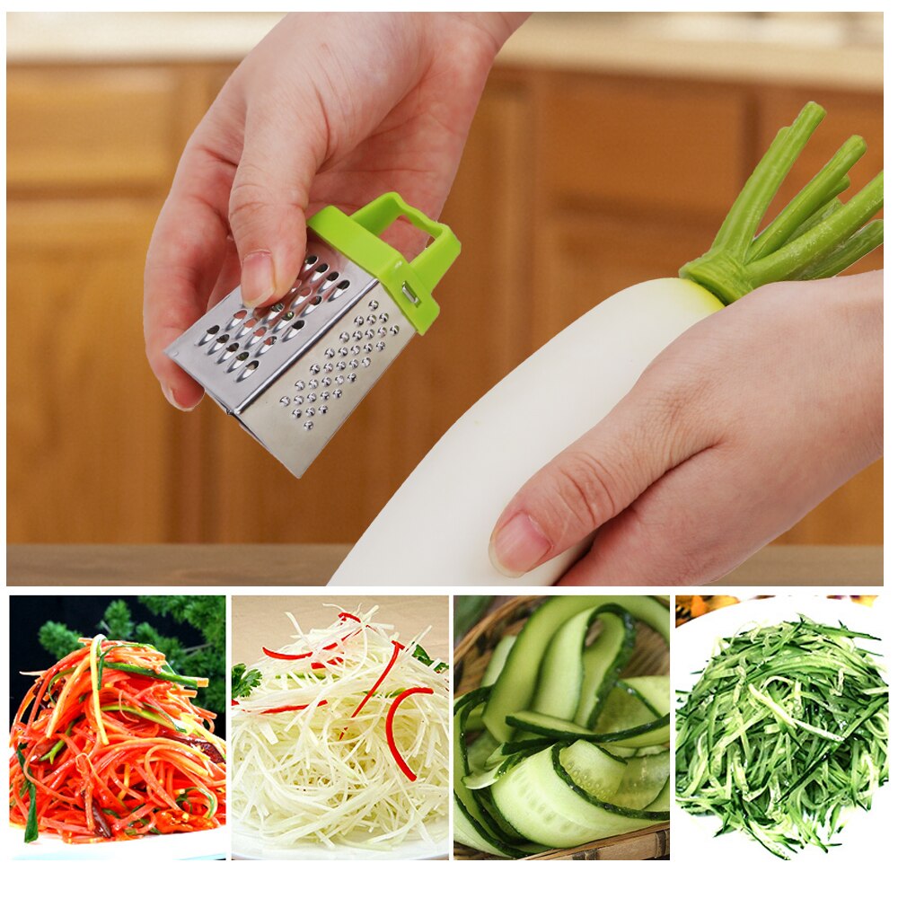 NICEYARD Fruit Vegetable Tool Kitchen Tool Gadget Mini 4 Sides Handheld Slicer Grater 7*3.5CM Multifunction