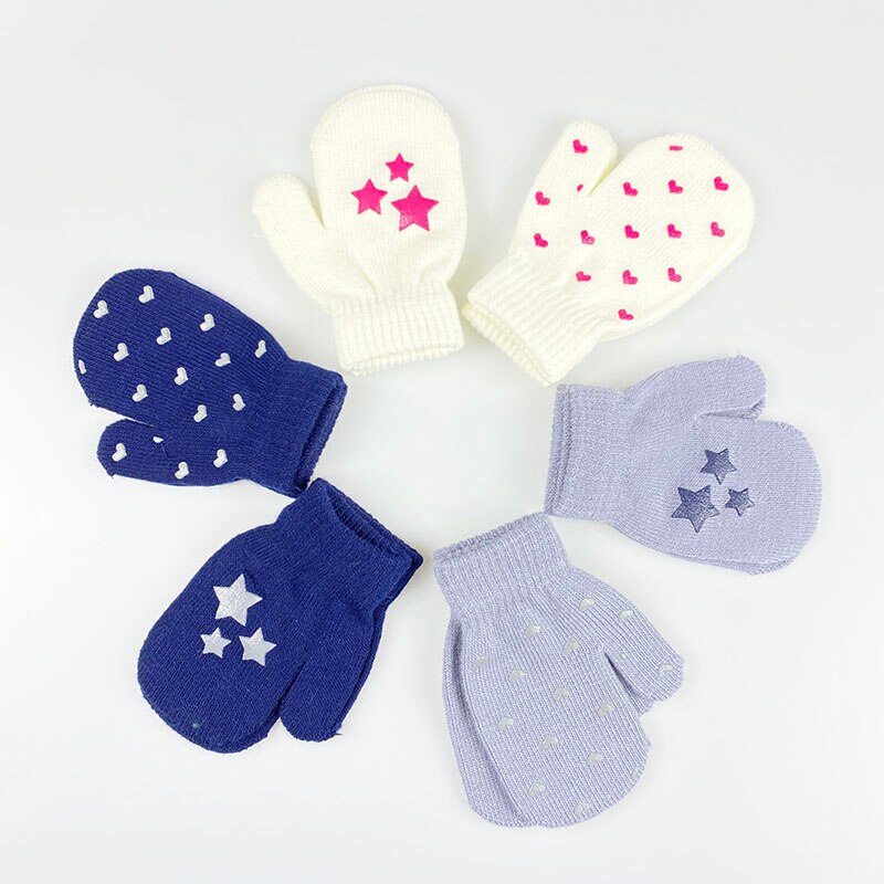 6 pares por juego guantes mágicos estampados para niños