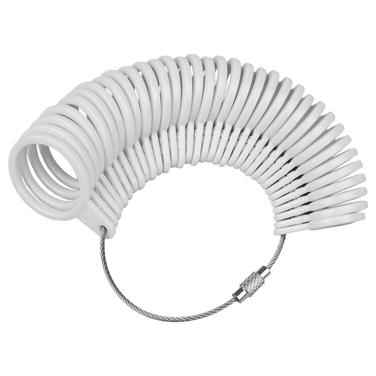 Vinger Ring Sizer Plastic Sieraden Maken Meting Doorn Standaard Maat Gereedschap