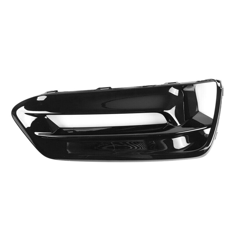 Para Honda Accord parachoques delantero negro brillante DRL faro antiniebla cubierta biseles Assy