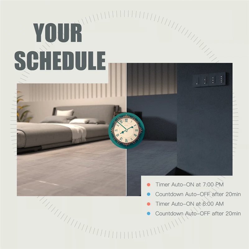 Y51A-tuya zigbee interruptor único fogo zero interruptor universal controle de temporização remota 120 tipo botão interruptor de parede eua plug: Default Title