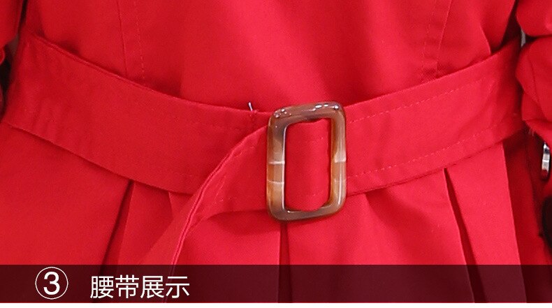 Meisjes trenchcoat lente kinderen lange jas kinderen blazer katoenen bovenkleding jassen tienermeisjes kleding bovenkleding