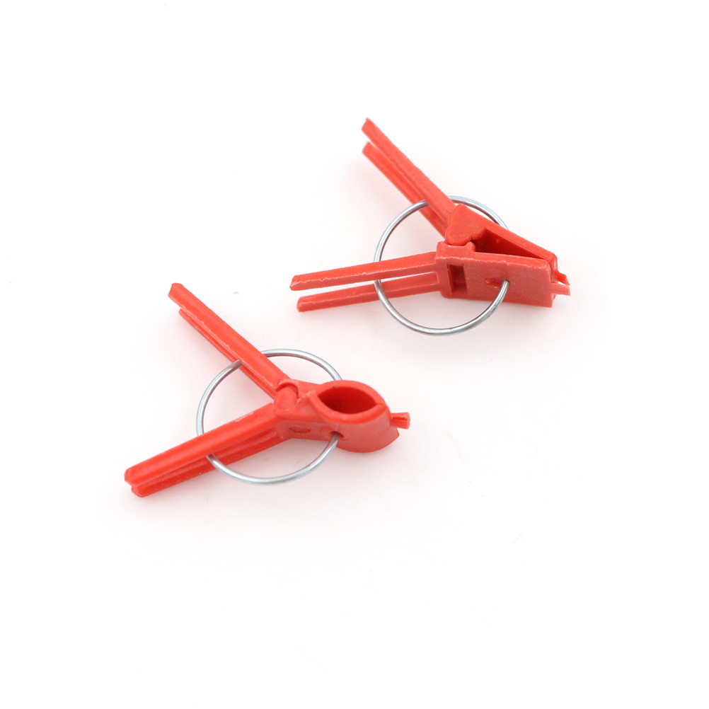 100 Stuks Plastic Entclips Tuingroenteplanten Plat En Rond