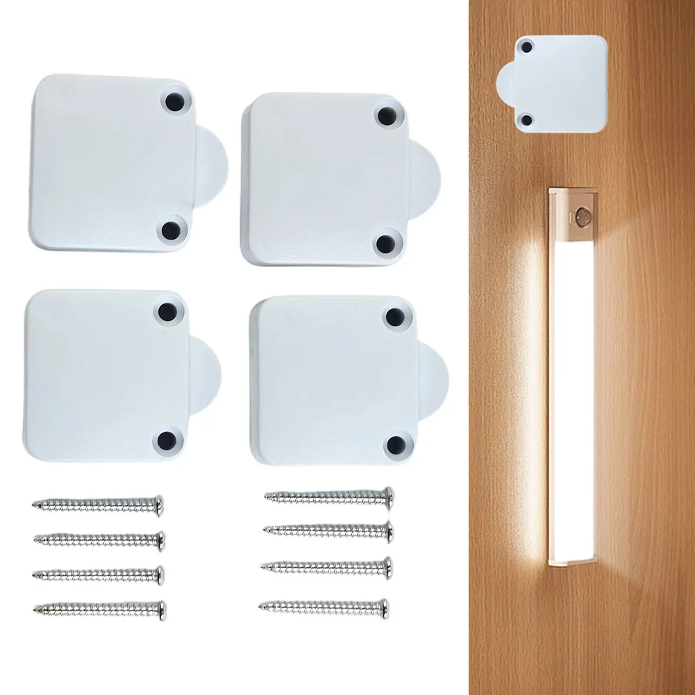 4*Self-resetting Resetting Door Switch Wardrobe Light Switch Cupboard Doors Sliding Doors Cabinet Control Switches
