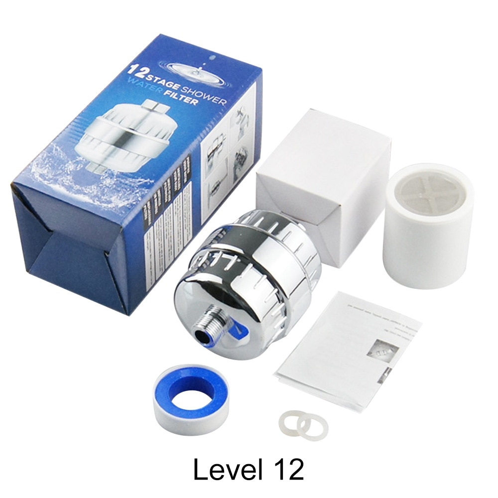 Bathroom Shower Filter Water Filter Purifier Kitchen Water PurifierHealth softener Chlorine Removal: Level 12