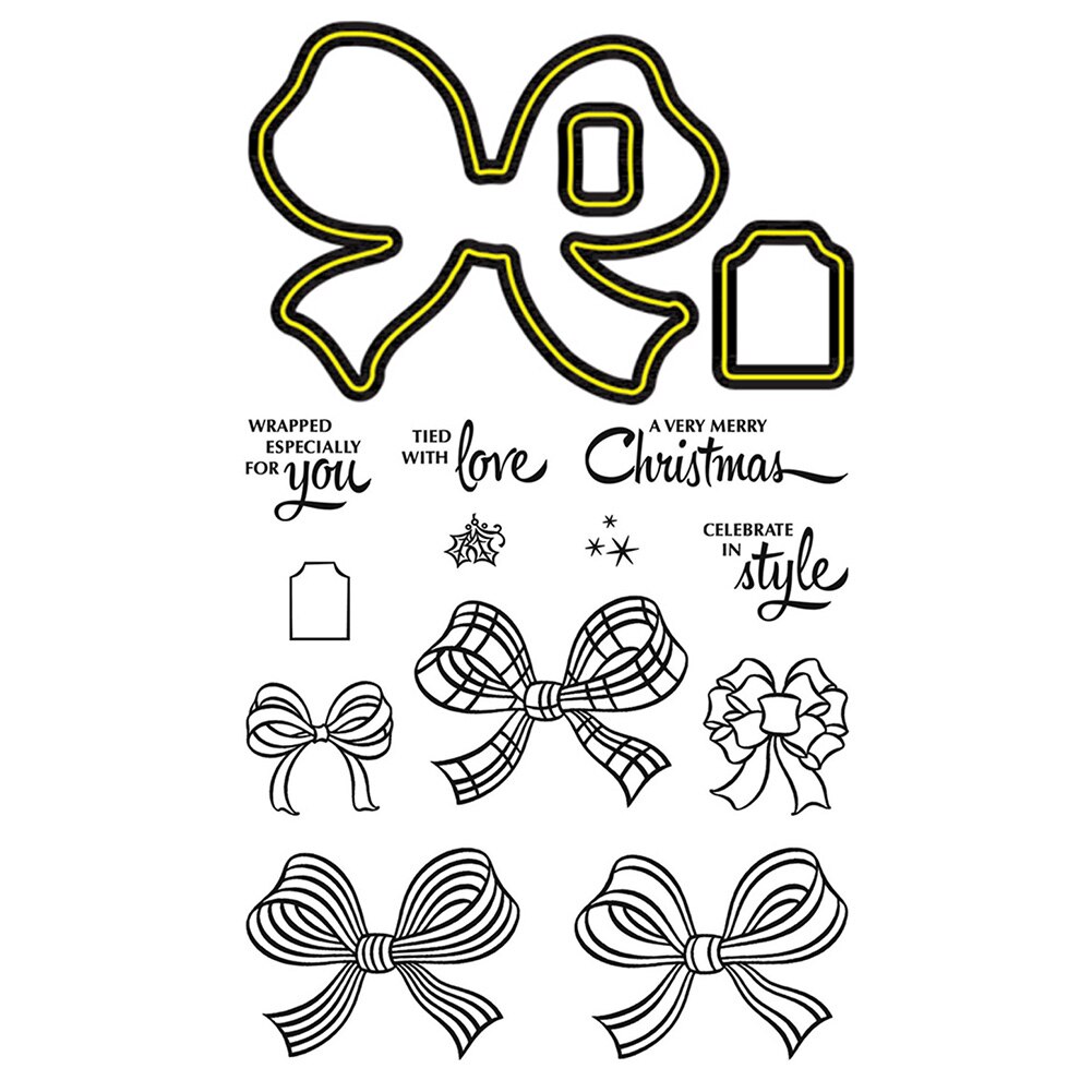 DIY Materials Seal Cutting Die Decor Supplies Festival Series Stencil Scrapbook for Household Wedding Presents Supplies: Style F