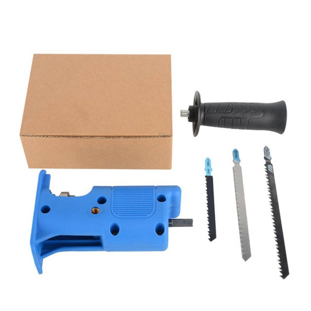 Cordless Reciprocating Saw Adapter Electric Drill Modified Electric Saw Hand Tool Wood Metal Cutter Saw Attachment Adapter