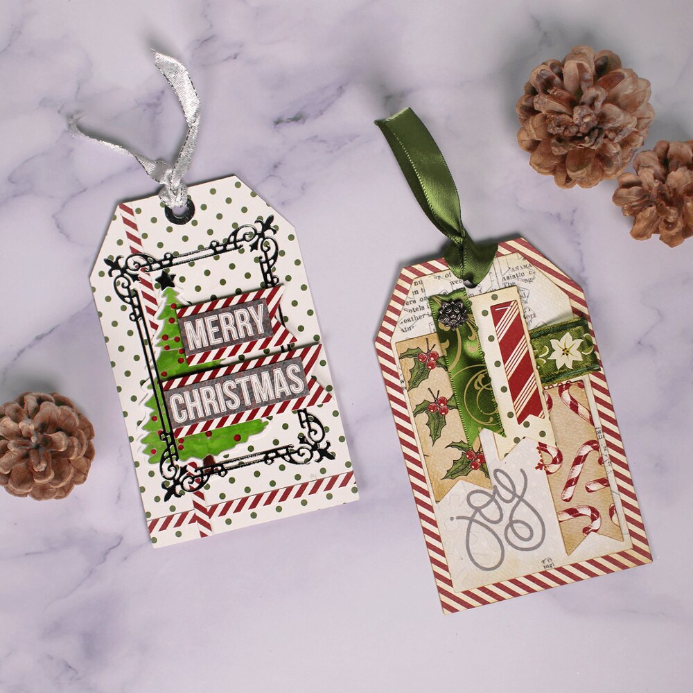 AliliArts-troqueles de corte de Metal, etiquetas grandes anidadas, álbum para recortes de fotos, grabado decorativo, tarjetas de papel artesanales, troquel