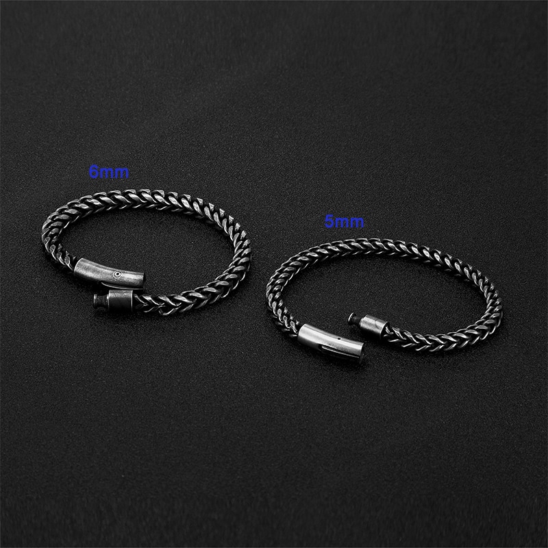 Jahrgang Kette Verknüpfung Männer Armbinde Handgemachten Punk Felsen Edelstahl Motorrad Armbänder Männliche Hand Schmuck Zubehör Freund