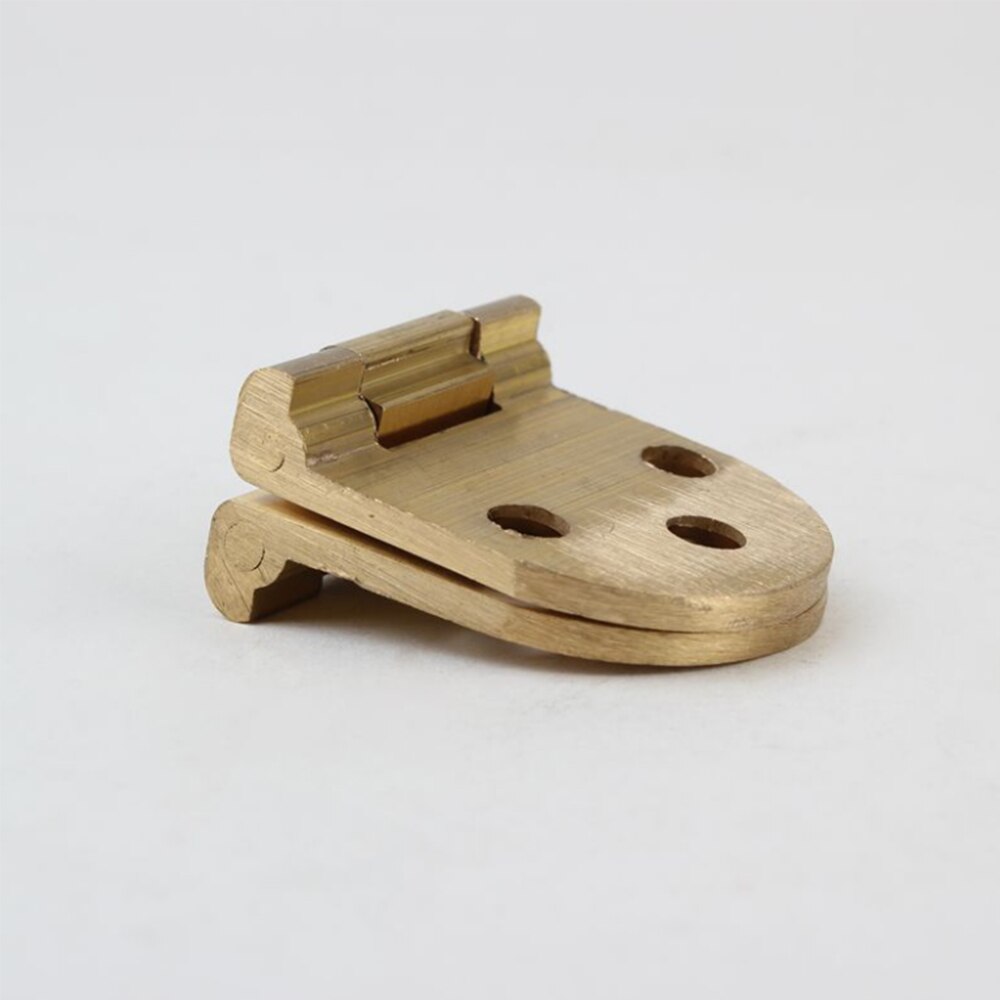 Copper Semi-circular Folding Hinge Thicken Countertop Hinges 180 Degree Flip Hinge Round Table Hinges