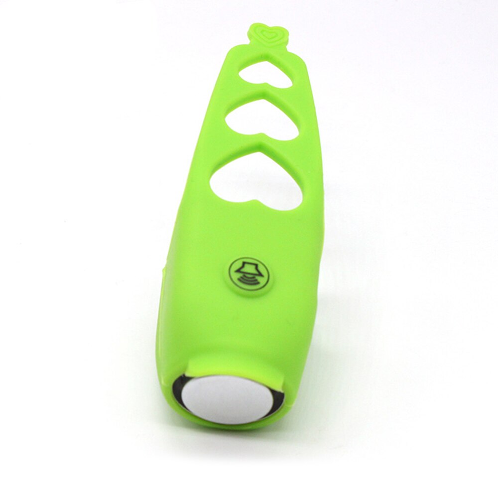 Cloche électronique de vélo 110dB corne étanche à la pluie MBT VTT équipement d'équitation Portable Silicone route vélo guidon cloches: Green