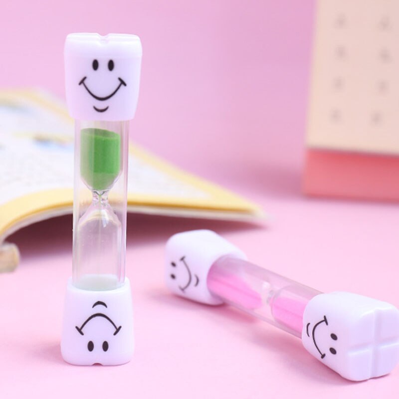 Kinderen Tandenpoetsen 3 Minuten Timer Lachend Gezicht Zandloper Decoratieve Creatieve Tijd Trechter Desktop Ornamenten Kids