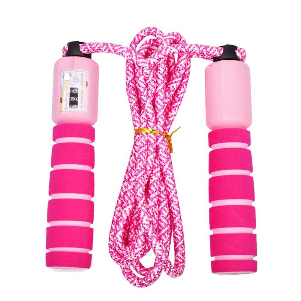 Tellen Springtouw Fitness Oefening Springen Touwen Kinderen Sport Apparatuur Voor Volwassenen Kinderen Sport Apparaat: Roze