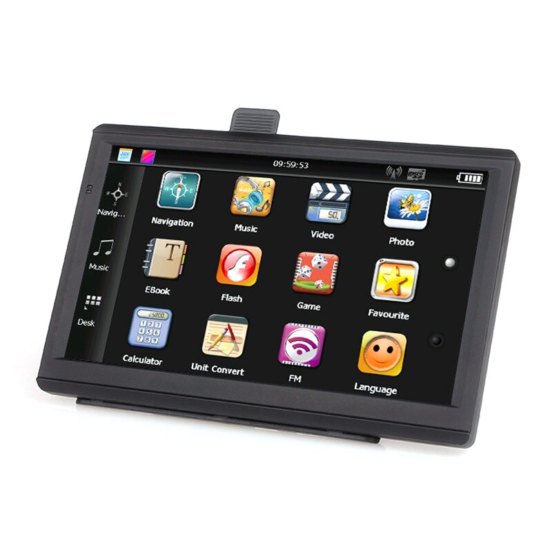 7inch 8GB Navigator Set Car Truck HGV GPS Navigation Maps Car GPS Navigator HD Traffic Alarm Truck Navigation Hi-Fi FM