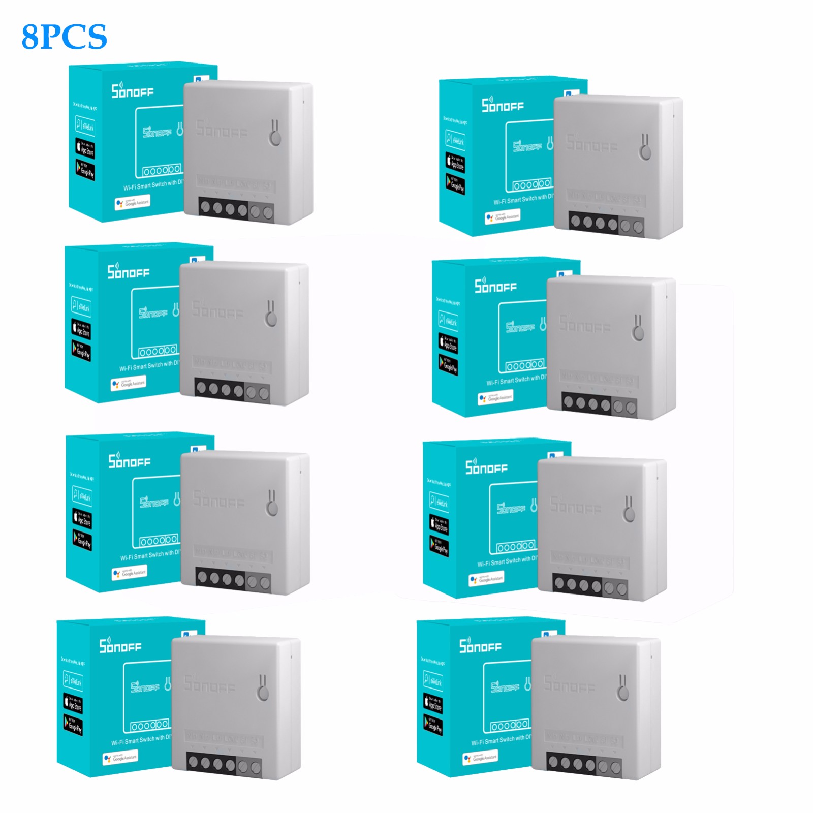 SONOFF MINI R2 10A Mini Wifi DIY Smart light Switch Module Smart Home Wireless Two-Way Switches Ewelink With Alexa Google Home