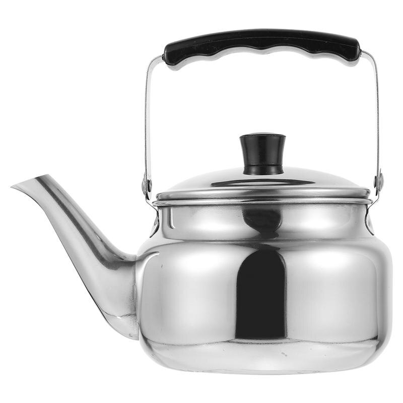 0.8/1/1.5L Rvs Waterkoker Theepot Waterkoker Keuken Gereedschap Voor Gasfornuis Inductie Fornuis: 1L