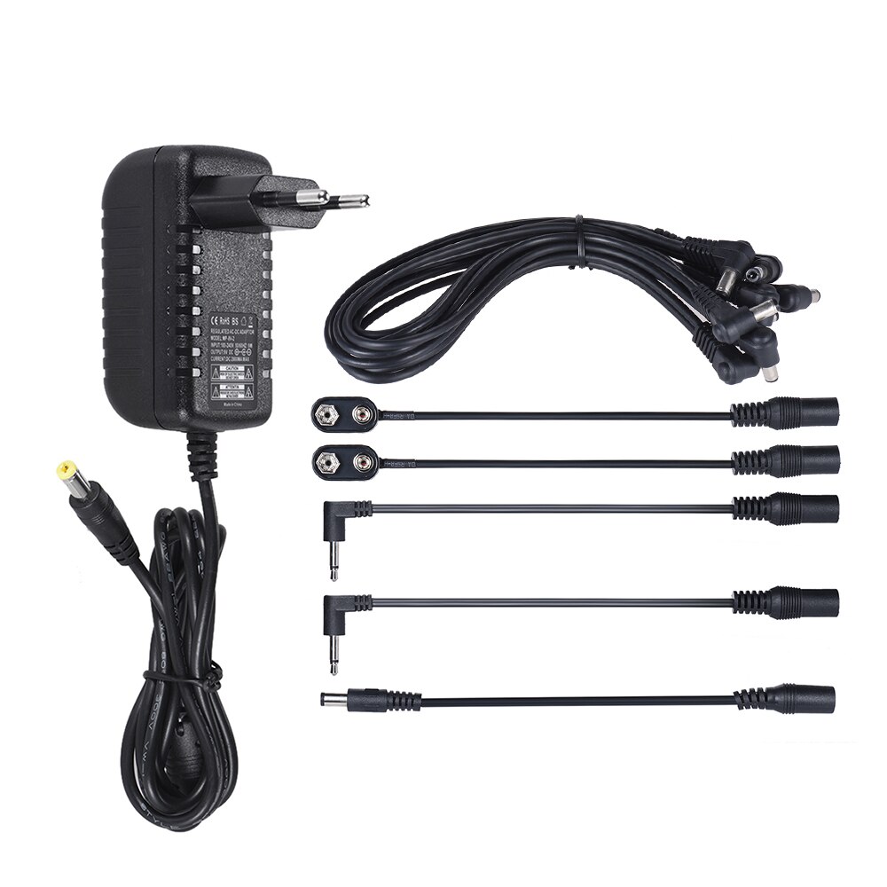 Aroma AHAR-3 Harmonizer Harmonist/Tonhöhe Schalthebel Elektrische Gitarre Effekt Pedal Mini Einzigen mit True Bypass Energie Kabel: EU Stecker 8 Weg