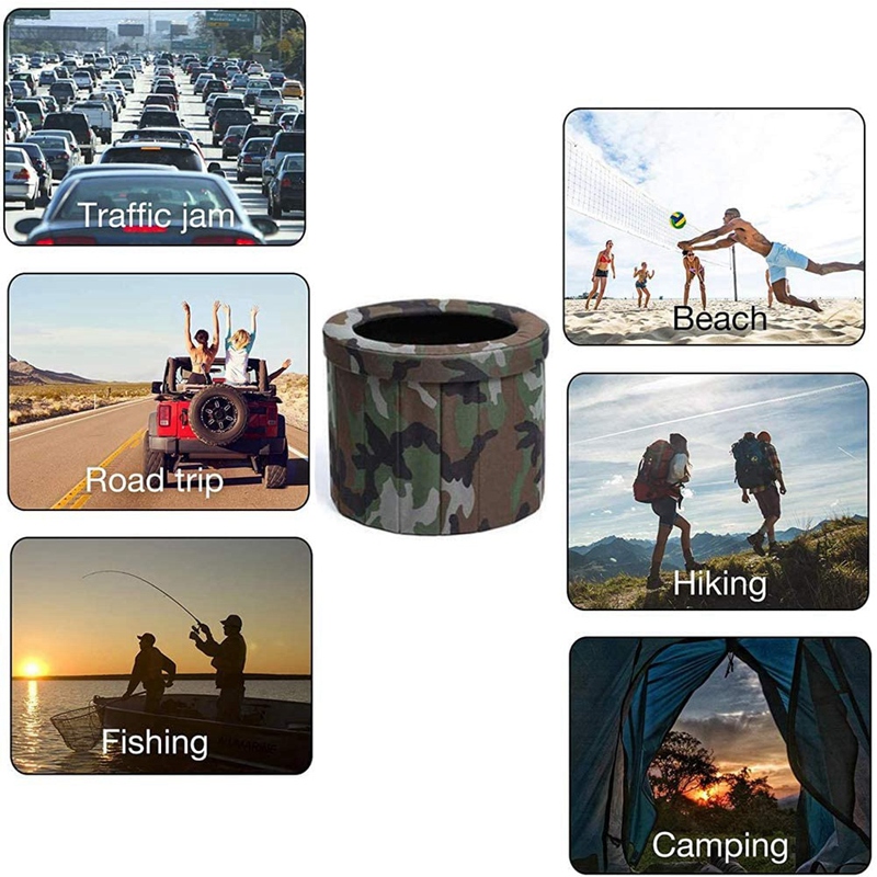 Portable Car Toilet Outdoor Mobile Toilet Foldable Camping Toilet For Long-Distance Travel/Outdoor Camping