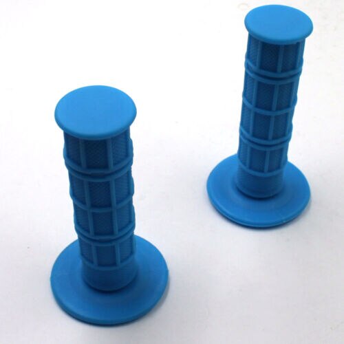 Motorcycle Handlebar Rubber Grips For SUZUKI RM250 RM125RMZ250 RMZ450 RMX250 DR250 DRZ400 DR650 RM85 Pit Dirt Bike: blue