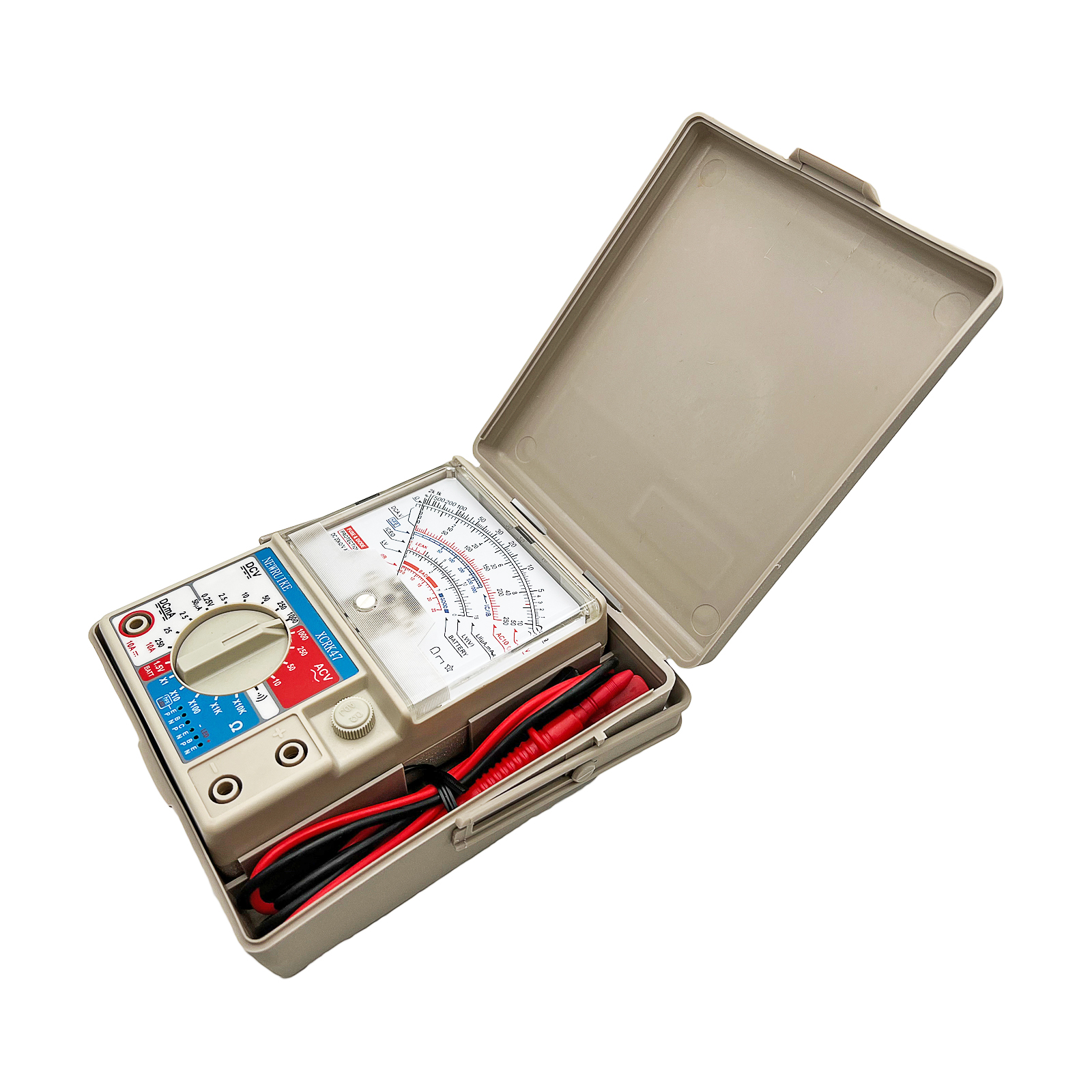 Newruike xcrk 47 analog multimeter høypresisjon mekanisk multi-funksjon multimeter vedlikehold peker multimeter