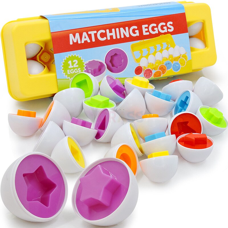 Dinosaur egg baby toy puzzle game early education matching toy learning fruit color shape sorter children toddler kids