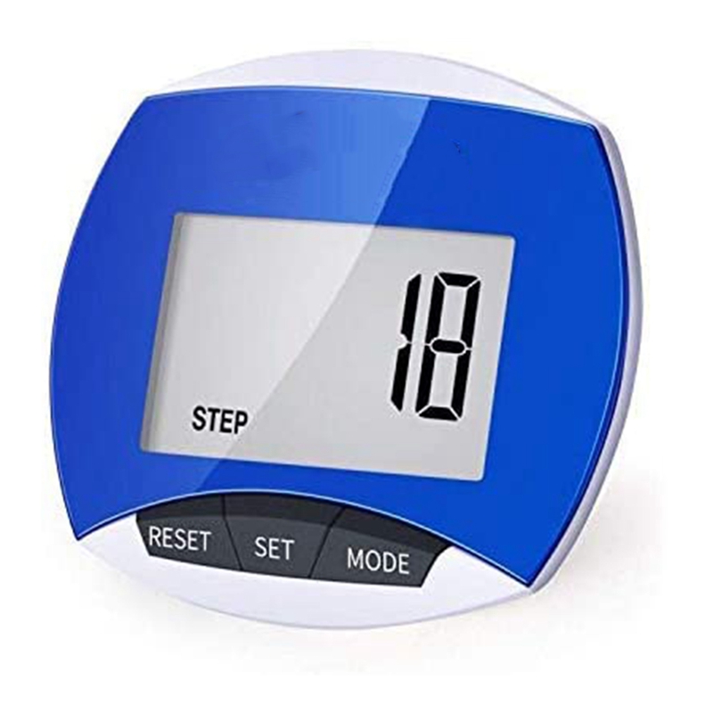 El mejor podómetro, operación simple, podómetro para correr y caminar con calorías quemadas y Contador de pasos: Blue