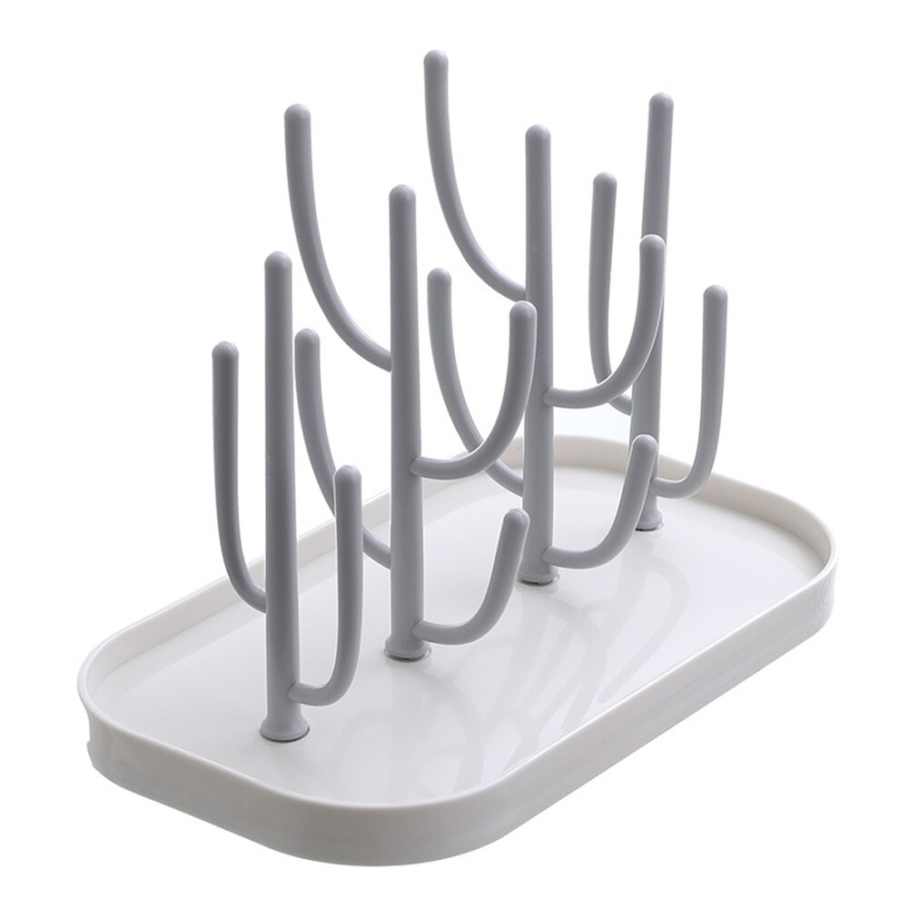 Stockage multifonctionnel détachable étendoir maison Simple comptoir de cuisine Drain ABS support de verre Cactus forme salle de bain