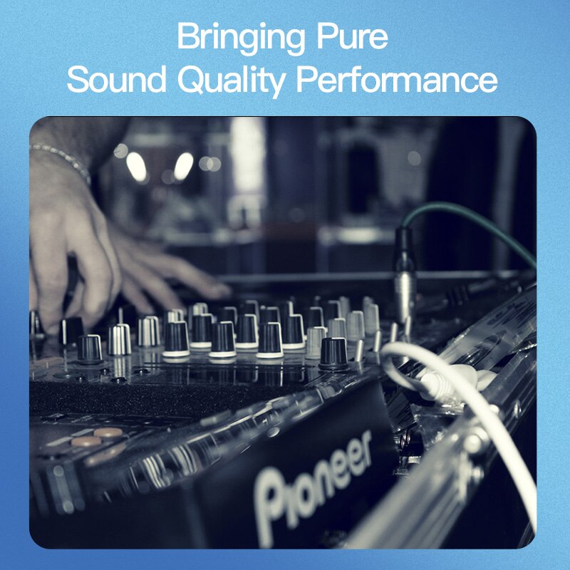 Vention Aux Guitar Cable Jack 6.5 mm to 6.5 mm Audio Cable for Guitar Mixer Speaker Stereo Jack 6.35mm Aux Cable 1m 3m 5m 10m