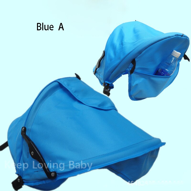 Baby Stroller Sunshield Shade Stroller Accessories Protection Hood Canopy Cover Baby Stroller Sun Visor Carriage Sun Shade: Blue A
