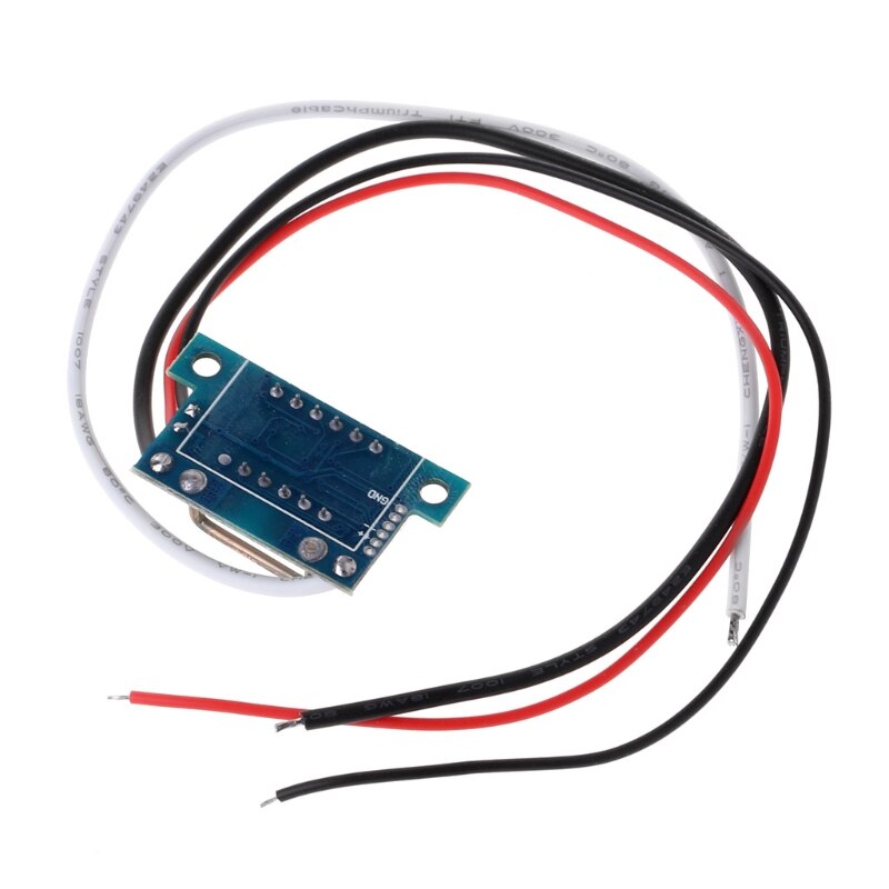 Dc0-10a digitale led-ampèremeter, stroompaneelmeter, 0.36in modules met omgekeerde beveiliging, 4 kleuren blauw, rood, geel, groen