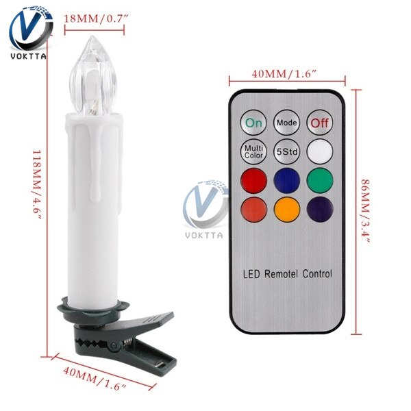 10Pcs/set LED Candle Lamp Simulation Flame Tea Light Flickering Flameless LED Candles for Home Wedding Birthday Party