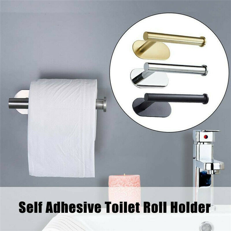 Toiletpapier Opslag Houder Self Adhesive Rvs Badkamer Keuken Papierrol Rack Tissue Handdoekenrek Houders Accessoires