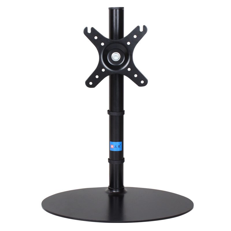 DZ28 14"-32" Height Adjustable Loading 8.5kg Metal Base Tilt Monitor Desktop Arm PC Stand Single Screen Rotation Holder: DZ28 Black