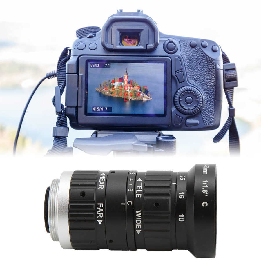10‑50mm F2.8 C Mount Lens Manual Focus Machine Vision Industrial Lens for Digital Camera Manual Focus C Mount Lens