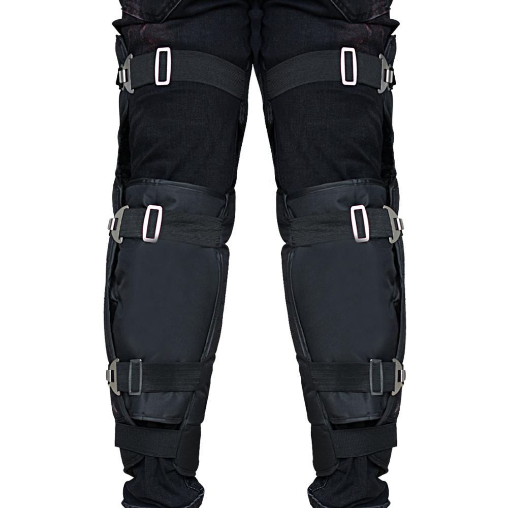 Motorcycle Protective Equipment Knee Pads Winter Wind and Cold Protection Thick Warm Motorbike Pads With Night Reflective Strip