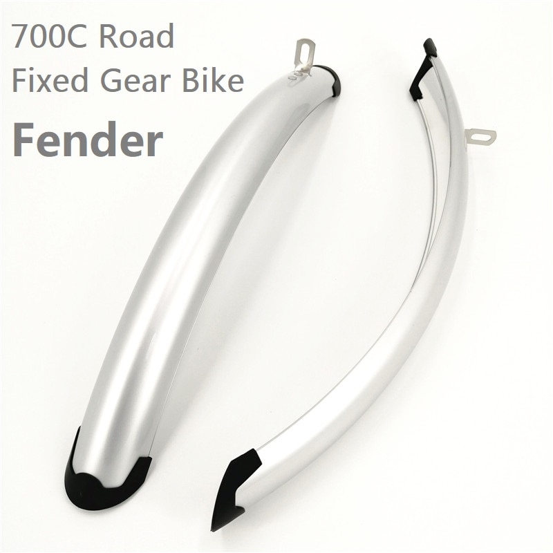 Bike Fenders 700C Road Fiets Retro Bike Fixed Gear Fiets Spatbord Fiets Praktische Onderdelen Zilver