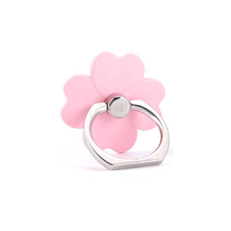 Zelle Finger Telefon Ring Halter Smartphone Unterstützung Zubehör Magnet Auto Telefon Stehen Für Telefon Handys: flower pink