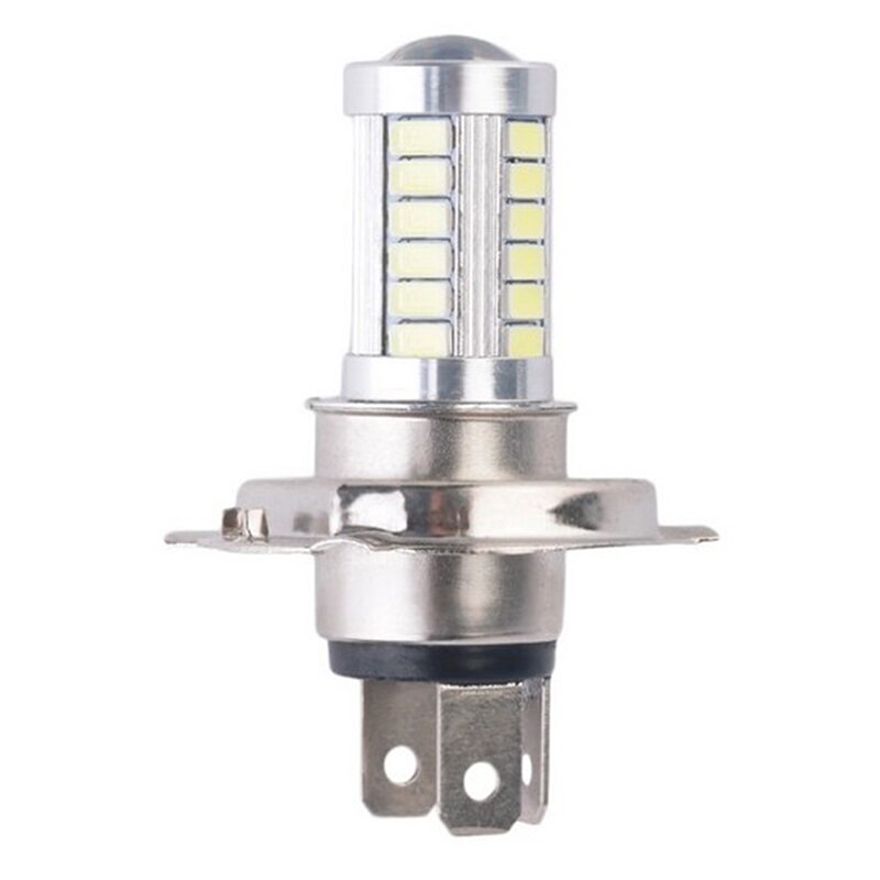 H4 33SMD Led Motorfiets Koplampen 800LM 6500K Led Motor Dagrijverlichting Autolichten