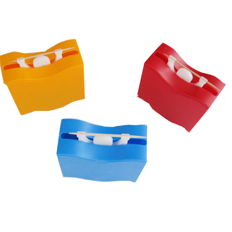 1/5pcs Lifting Man Type Toothpick Dispenser Automatic Toothpick Box Household Supplies 2019ing