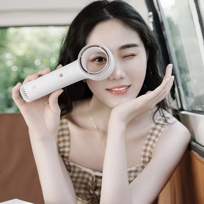 Xiaomi mijia usb oppladbar mini håndholdt vifte bladløs vifte bladløs sikkerhet sterk vind bærbar håndholdt bladløse vifter
