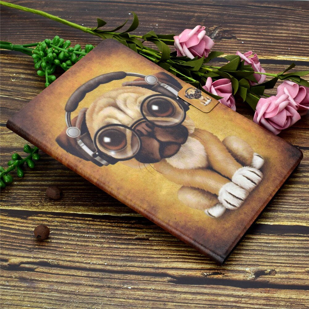 Tablet Case for Lenovo Tab M10 FHD Plus TB-X606F TB-X606X - PU Leather Stand Cover with Card Slot: Sharpei Dog