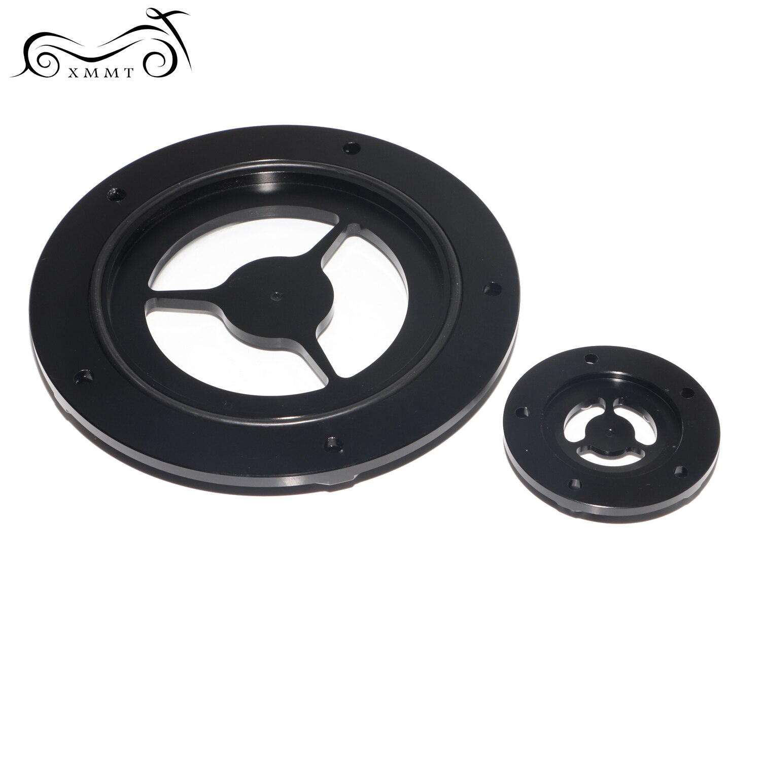 Motorcycle CNC Derby Cover Timing Timer Covers 5 holes Black Chrome Aluminum Set For Harley Electra Road Glide Road King