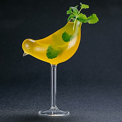 Cocktail Bird Glass Molecular Cocktail Glass