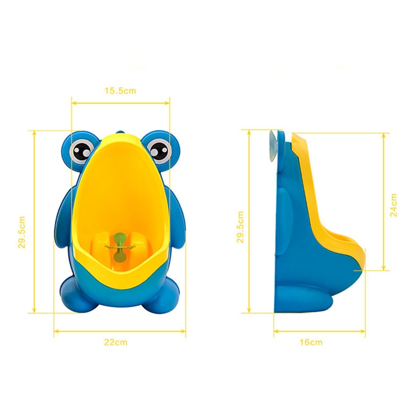 Baby Boy Wall-Mounted Hook Frog Potty Toilet Training Frog Stand Vertical Urinal Penico Pee Infant Toddler Bathroom Frog Urinal