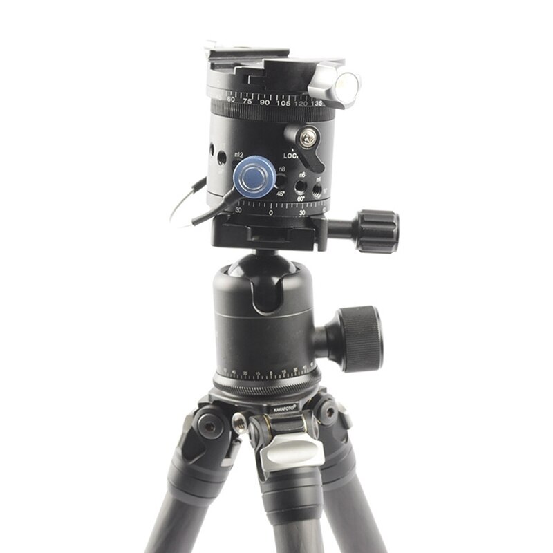 najprzydatniejszy DH-55D panoramiczna głowica indeksująca, z płytką robić 1/4 Cal 3/8 Cal nici 10 różnych stopni (5 stopni-90 stopni)