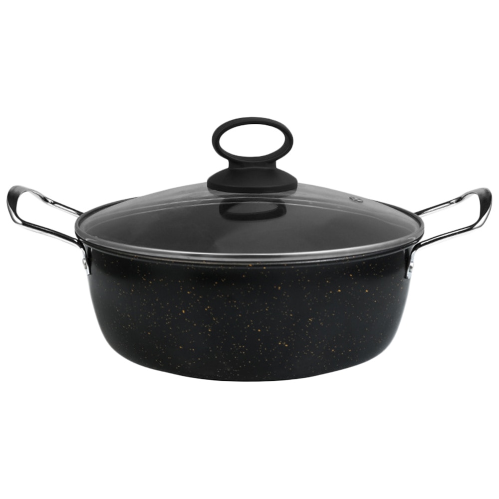 1pc Soup Pot Two Handle Cooking Pot Cookware Soup Pot for Home: Default Title