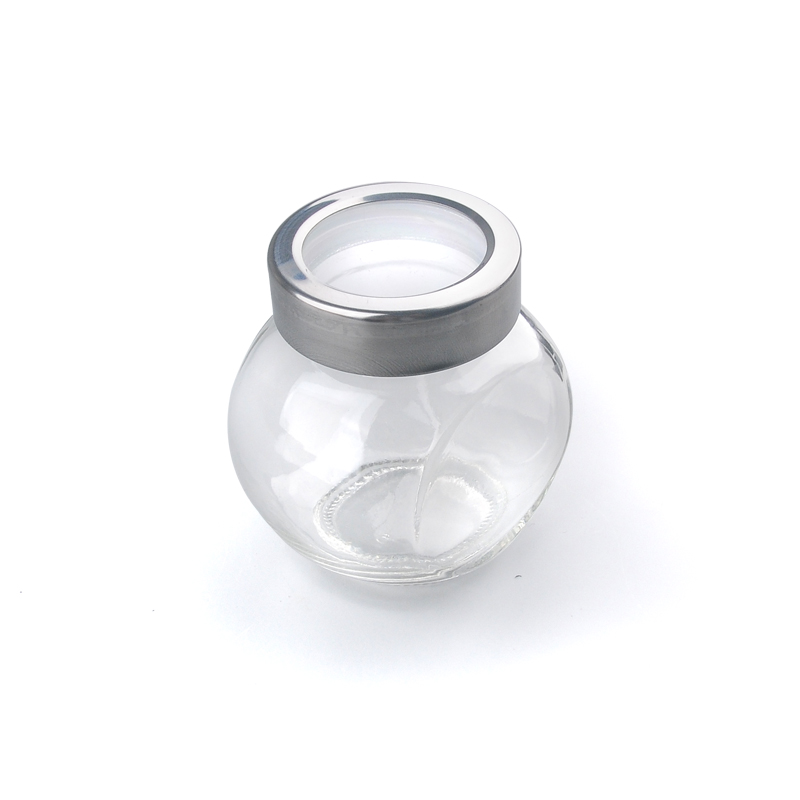 Frasco hermético de vidrio, tarro de almacenamiento de alimentos, botella de preservación de dulces de frijol de té de especias, tarro de especias, botella de pimienta, herramienta de almacenamiento